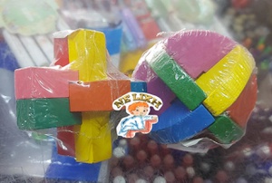 CUBO MADERA ARMABLES DE COLORES