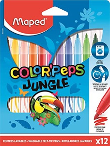 MARCADORES MAPED JUNGLE 10 COLORES PEPS